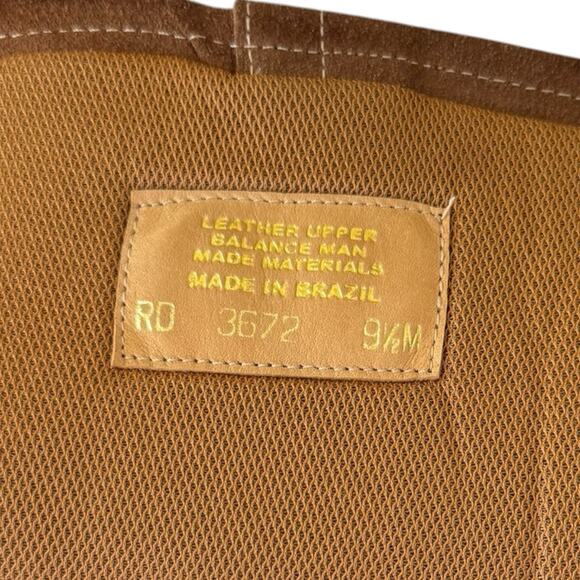 Mario De Gerard Brown Suede Leather Womens Boots Sz 9.5M Made Brazil Metal EUC - Picture 7 of 8